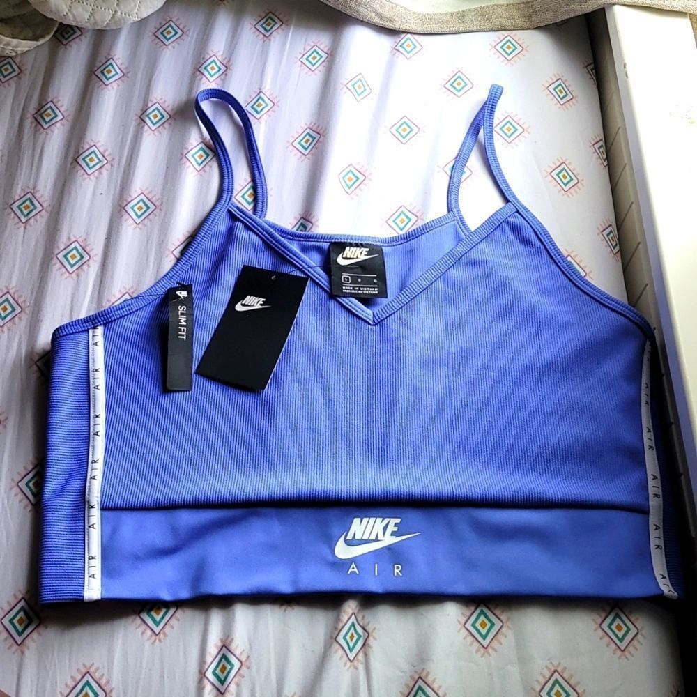NWT Nike Air slim fit spaghetti strap sports top.